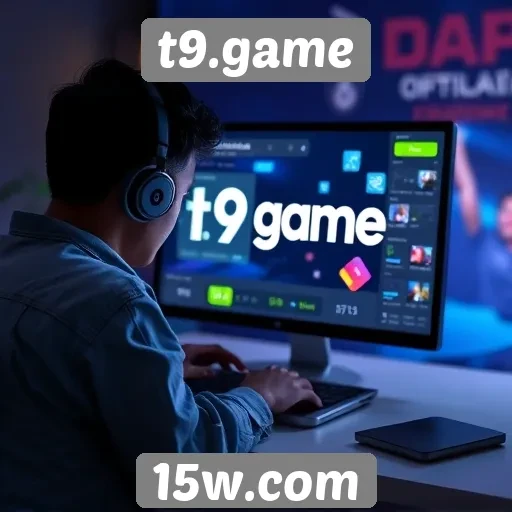 Experiência do usuário no site t9.game